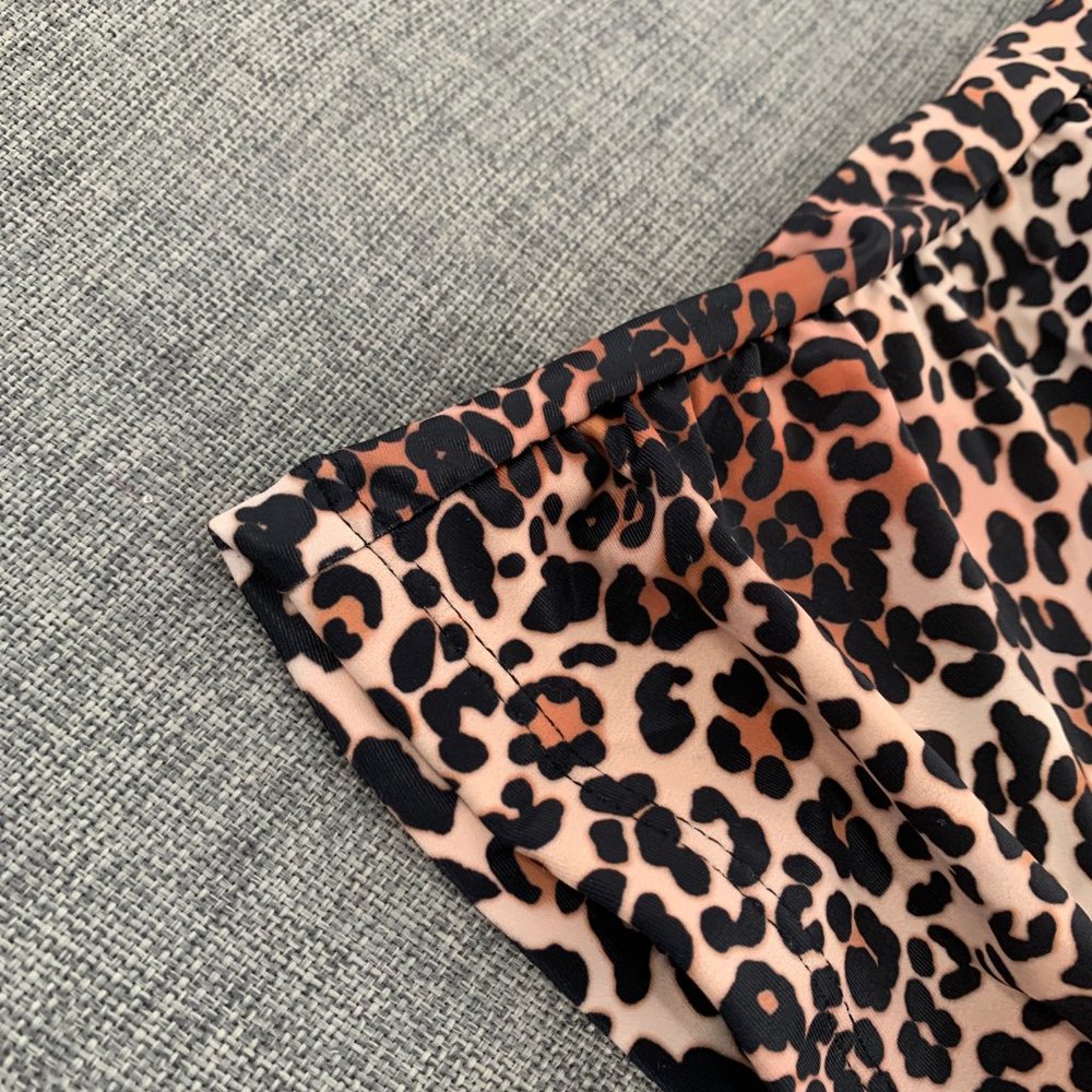 Brand New! Tempt Me Leopard Tankini One Shoulder XL Removable Pads - Picture 5 of 14